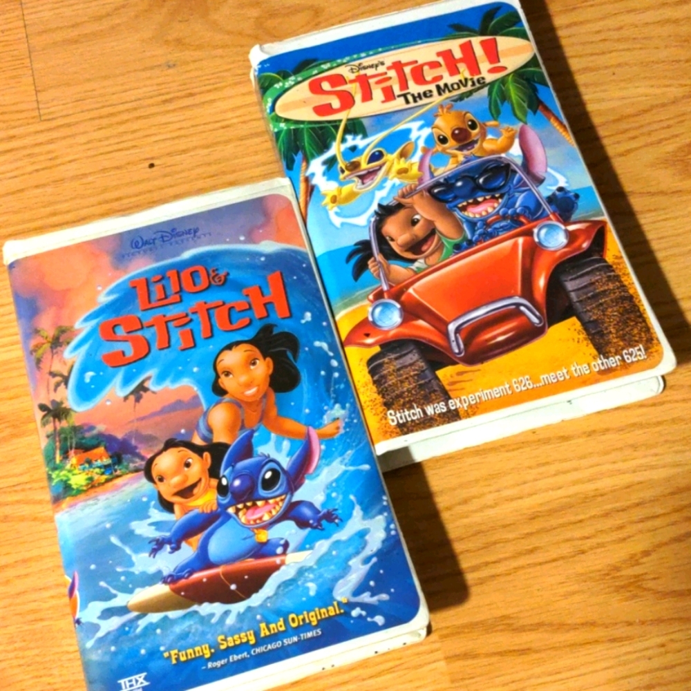 Stitch VHS duo